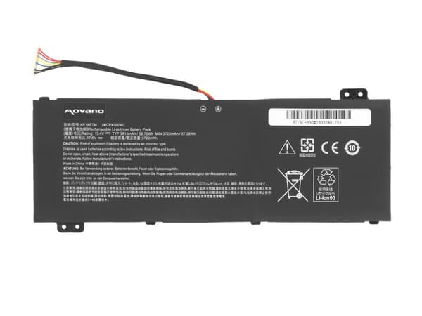 AP18E7M batteri til Acer AN515-54 AN517-51
