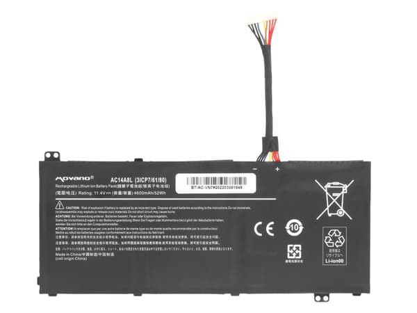 AC14A8L AC15B7L Batteri til Acer VN7 Nitro V15 V17