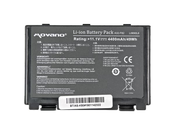 A32-F82 batteri til Asus F82 K40 K50 K60 K70