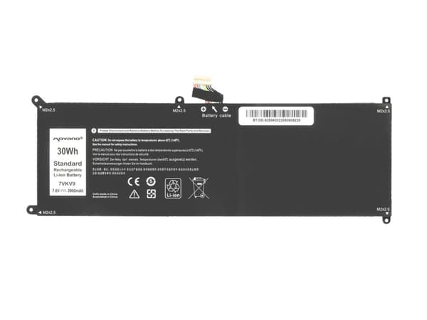 7VKV9 Batteri til Dell Latitude 7275 XPS 12 9250