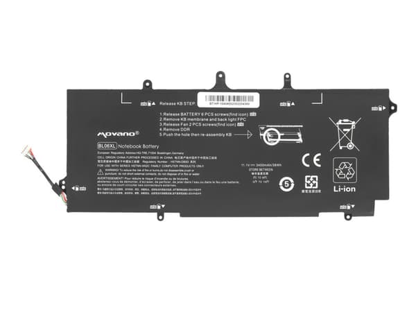 BL06XL akku HP EliteBook Folio 1040 G1 G2:lle