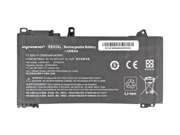 RE03XL Batteri til HP 430 440 450 G6 430 440 450 G7