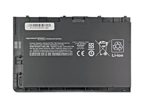 BT04XL-batteri til HP EliteBook Folio 9470m 9480m