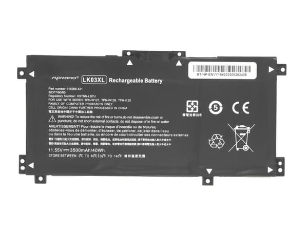 Akku LK03XL HP X360 15-BP BQ CN 17-AE BW CE -kannettavaan