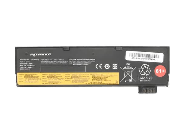 Akku SB10K97582 Lenovo ThinkPad T470 T570 -laitteeseen
