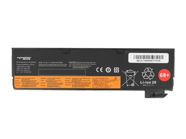 Batteri til Lenovo ThinkPad T440 T450s X240 6400mAh