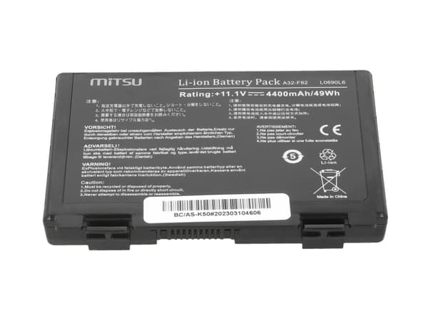 A32-F82 batteri til Asus F82 K40 K50 K60 K70