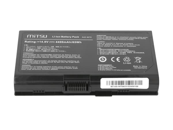 A42-M70 akku Asus G72 M70 N70:lle