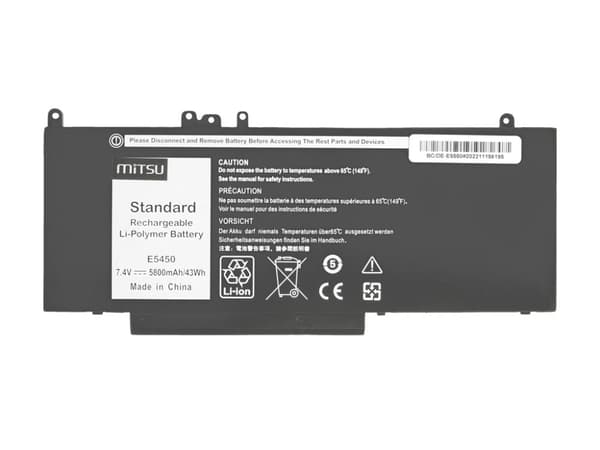 G5M10 WYJC2 8V5GX akku Dell E5450 E5550 7.4V