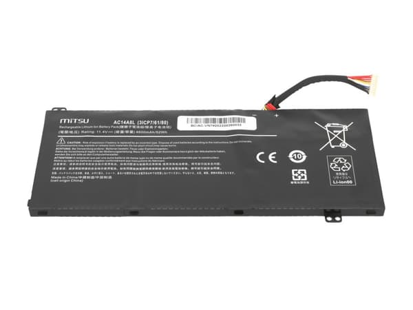 AC14A8L AC15B7L akku Acer VN7 Nitro V15 V17:lle