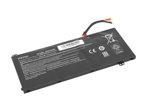 AC14A8L AC15B7L akku Acer VN7 Nitro V15 V17:lle