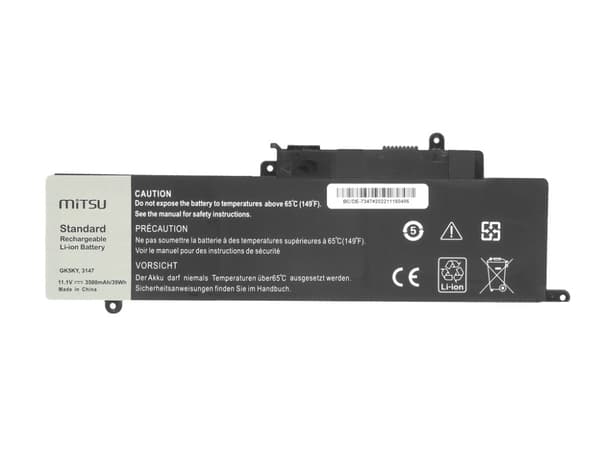 GK5KY 92NCT Batteri til Dell Inspiron 3147 7347