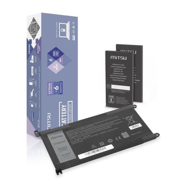 WDX0R P75F P62F P66F T2JX4 WDXOR Batteri til Dell