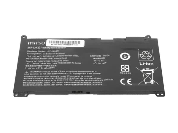 RR03XL akku HP ProBook 430 440 450 470 G4 G5:lle