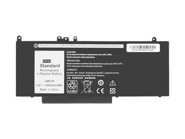 6MT4T 7V69Y K3JK9 Batteri til Dell E5470 E5570 7.6v