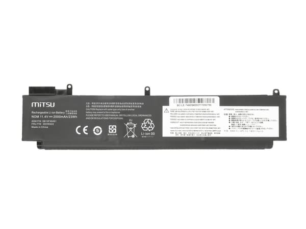 Lenovo ThinkPad T460s T470s akku - takaosa