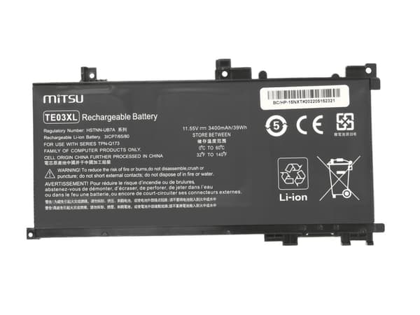 TE03XL TPN-Q172 Batteri til HP Omen 15 Pavilion 15