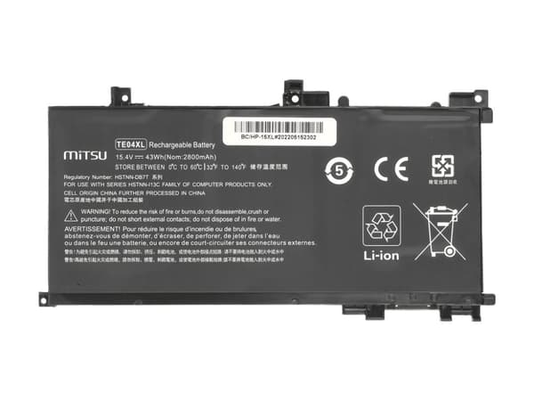 TE04XL TPN-Q173 Batteri til HP Omen 15 Pavilion 15