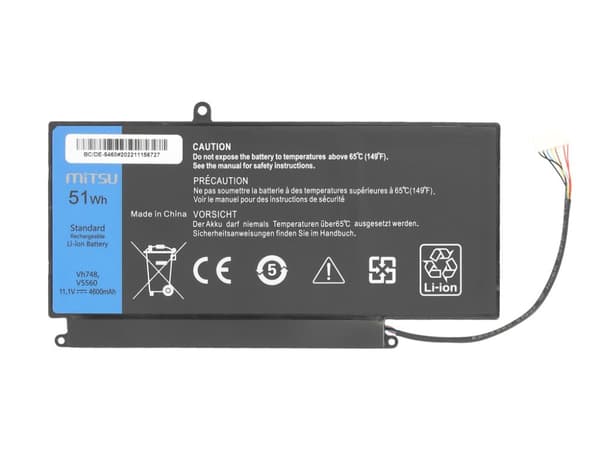 VH748 batteri til Dell Vostro 5460 5470 5560 P34F