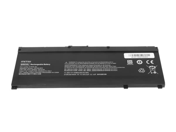 SR03XL batteri til HP Gaming 15 17 Omen 15-DC