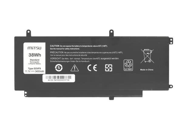 D2VF9 batteri Dell Vostro 14 5459 Inspiron 15 7547
