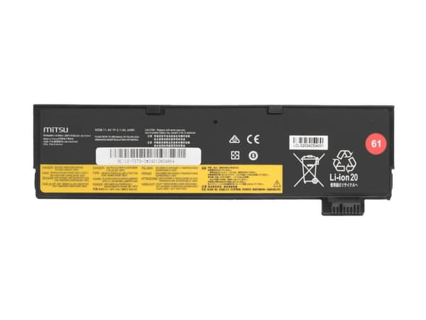 Batteri SB10K97582 til Lenovo ThinkPad T470 T570