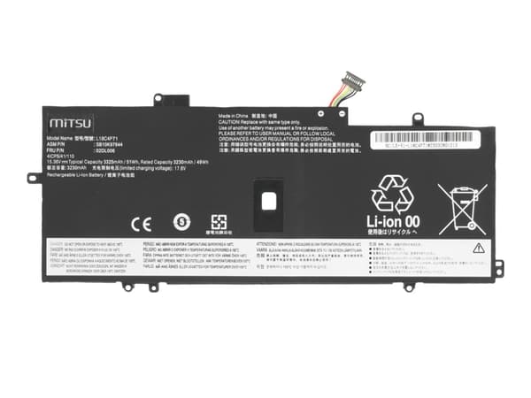 Batteri til Lenovo ThinkPad X1 Yoga 4 5 Carbon 7 8
