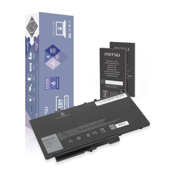 7CJRC akku Dell Latitude E7270 E7470 - 11.4V
