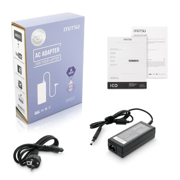 Strømforsyningsoplader til HP 19,5v 3,33a 65W 4,8x1,7mm