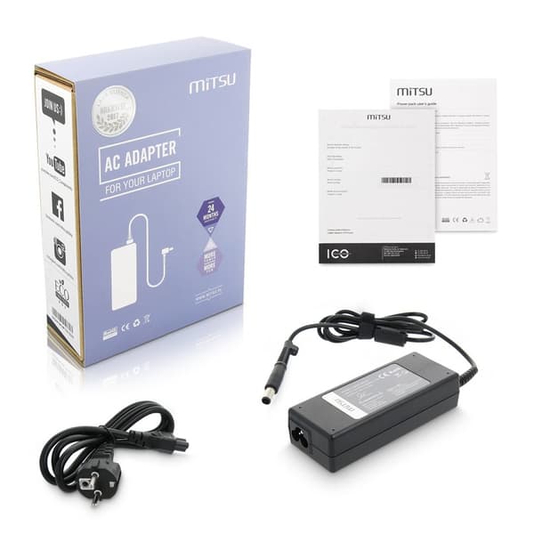 HP 19v 4.74a 90W oplader 7.4x5.0mm ben
