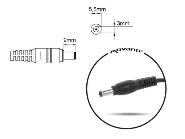 Laturi Samsungille 19v 3.16a 60W 5.5x3.0mm pinni