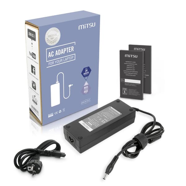 Oplader til Lenovo 19.5v 6.15a 120W 5.5x2.5mm