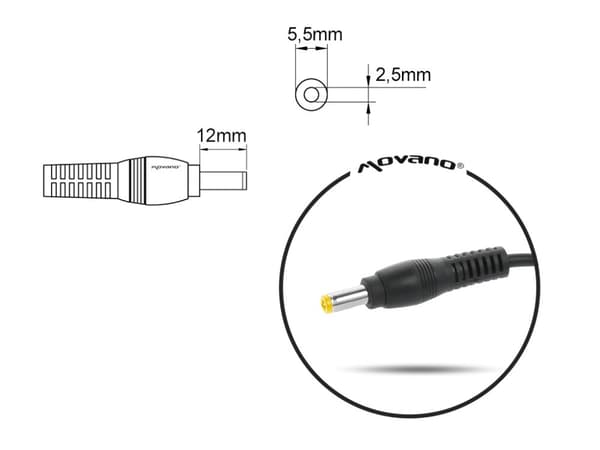Toshiban laturi 19v 3.95a 75W 5.5x2.5mm
