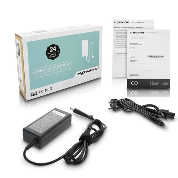 HP Oplader 19,5v 3,33a 65W 7,4x5,0mm ben