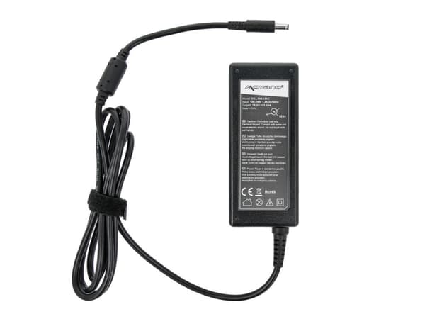 Oplader til Dell 19.5v 3.34a 65W 4.5x3.0mm pin