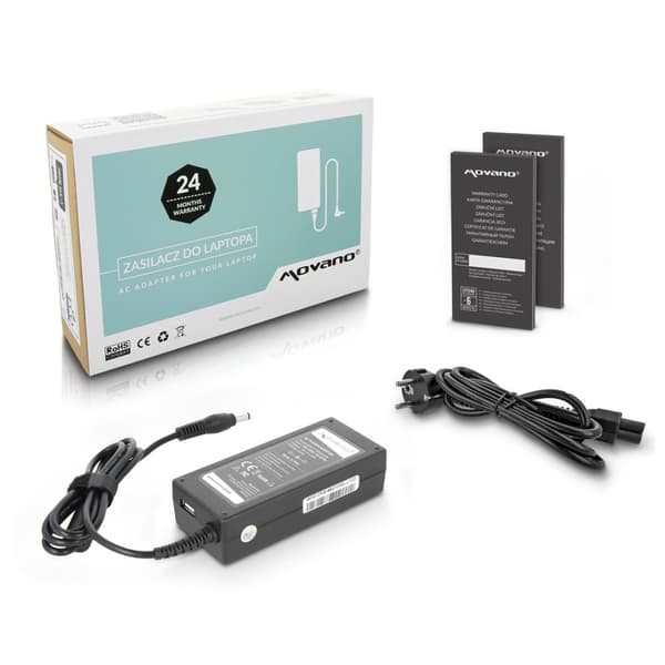 Oplader til Asus 19v 3.42a 65W 5.5x2.5mm + USB 5v