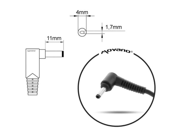 Lenovon laturi 20v 3.25a 65W 4.0x1.7mm
