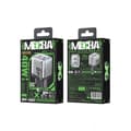 Miniatyrbild 3 av 5: WEKOME WP-U02 Mecha Series - 2x USB-C Super Fast GaN 40W väggladdare (Silver)