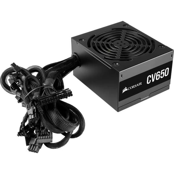 CORSAIR - CV650 - Strömförsörjning - 650 Watt - CV-serien - Certifierad 80 PLUS brons - (CP-9020236-EU)