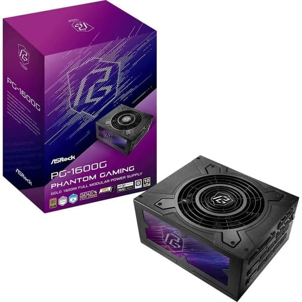 Strømforsyning ASRock 90-UXP160-GFEAAB ATX 1600 W 80 Plus Gold