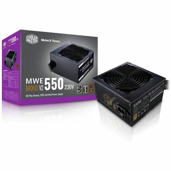 Strømforsyning Cooler Master MPE-5501-ACABW-BEU ATX 550 W 110 W 80 Plus Silver