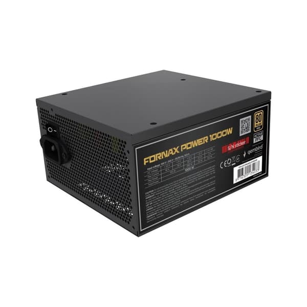 Strømforsyning GEMBIRD CCC-PSUGOLD-1000W