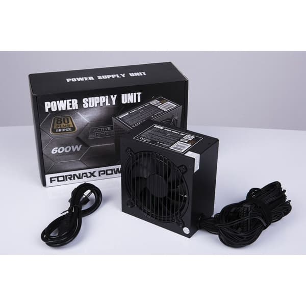 Strømforsyning GEMBIRD CCC-PSU80P-BBP-600 600 W 80 Plus Bronze