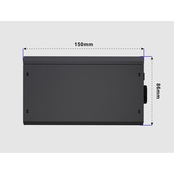 Strømforsyning GEMBIRD CCC-PSUBRONZE-650W