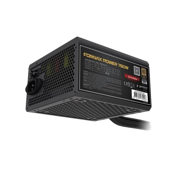 Strømforsyning GEMBIRD CCC-PSUBRONZE-750W