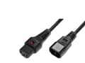 Miniatyrbilde 3 av 5: MicroConnect - Strømforlengelseskabel - IEC 60320 C14 til power IEC 60320 C13 låst - 2 m - svart