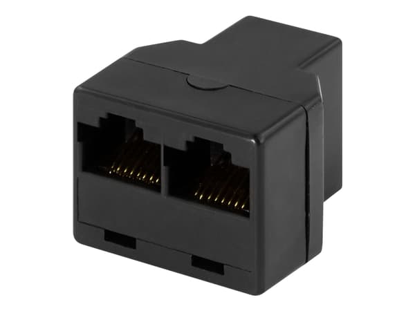 DELTACO MD-13A - Modulinnlegg - UTP - RJ-45 - svart