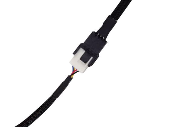 SilverStone CPF03 - Forlengelseskabel for viftestrømforsyning - 4-pins PWM (hunn) til 4-pins PWM (hann) - 30 cm - svart