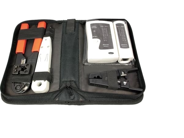 LogiLink Networking Tool Set with Bag - Nettverksverktøy/testsett