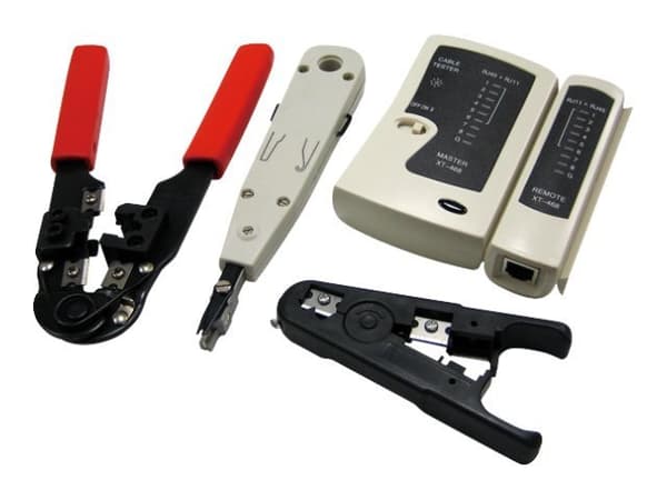 LogiLink Networking Tool Set with Bag - Nettverksverktøy/testsett